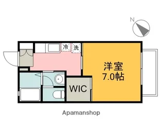 広島県広島市安佐南区高取北1丁目【アパート】の間取り
