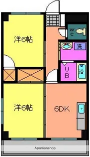 広島県広島市安佐南区大町東3丁目【マンション】の間取り