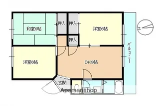 広島県広島市安佐南区安東2丁目【マンション】の間取り