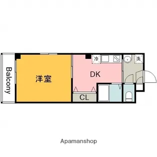 広島県広島市東区中山中町【マンション】の間取り