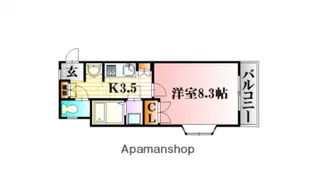 広島県広島市安佐北区可部4丁目【マンション】の間取り