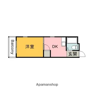 ポポラートヴィラ【5階】の間取り
