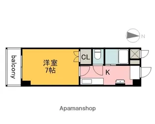 広島県安芸郡府中町本町5丁目【マンション】の間取り