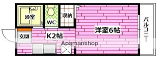 キャッスル21【2階】の間取り