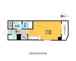 広島県広島市南区金屋町【マンション】の間取り