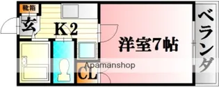 広島県広島市安佐南区上安1丁目【マンション】の間取り
