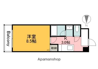 広島県広島市南区宇品神田1丁目【マンション】の間取り