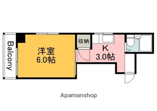 アイビースクエア広島【503号室】の間取り