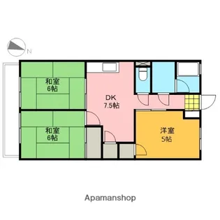 広島県広島市東区牛田早稲田2丁目【マンション】の間取り