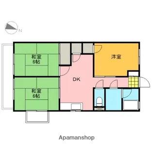 広島県広島市東区牛田早稲田2丁目【マンション】の間取り