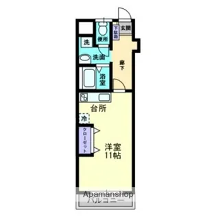 リバーウォーク広瀬【2階】の間取り