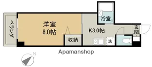 第3エスパース【4階】の間取り
