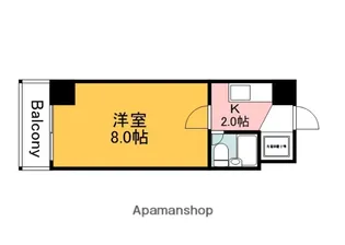 広島県広島市西区楠木町4丁目【マンション】の間取り