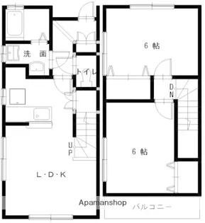 広島県広島市安佐南区山本5丁目【アパート】の間取り