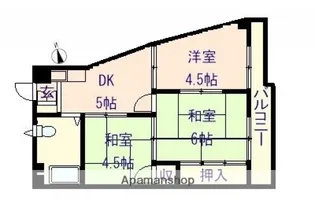 広島県広島市南区出汐4丁目【マンション】の間取り