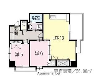 IKEDA BUILDING【5階】の間取り