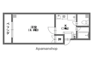 広島県広島市安佐南区長束3丁目【マンション】の間取り