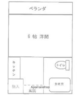 グローバル猫屋【303号室】の間取り