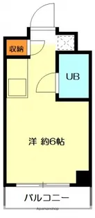 広島県広島市中区猫屋町【マンション】の間取り