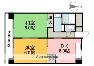 スタープラザ舟入【3階】の間取り