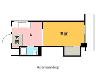 広島県広島市中区十日市町2丁目【マンション】の間取り