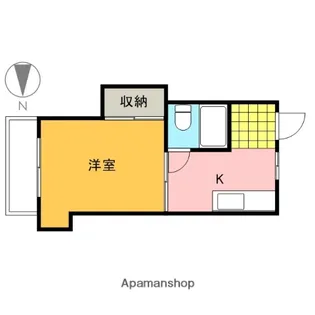 広島県広島市中区十日市町2丁目【マンション】の間取り