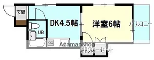 広島県広島市安佐南区上安1丁目【マンション】の間取り