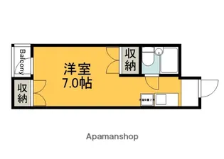 パラドール廿日市佐方【3階】の間取り