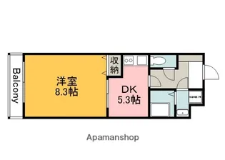 広島県広島市佐伯区五日市中央4丁目【マンション】の間取り