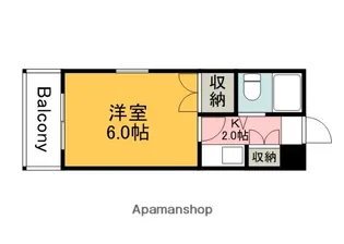 CALM西川口町【203号室】の間取り