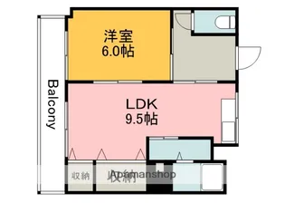 広島県広島市安佐南区西原2丁目【マンション】の間取り