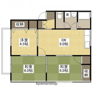 広島県広島市安佐南区東原3丁目【アパート】の間取り