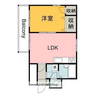 芦屋ビビッド十日市【2階】の間取り