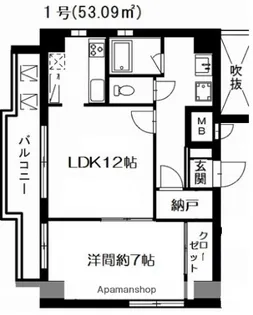 リオプラザ上幟【2階】の間取り