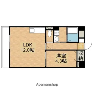 広島県広島市安芸区矢野西4丁目【マンション】の間取り