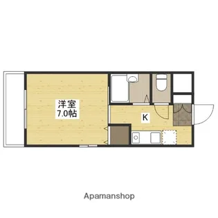 コンフォーレひかり【5階】の間取り