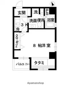 セレクト縮景園【6階】の間取り