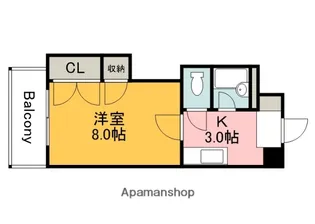 広島県広島市安佐南区西原4丁目【マンション】の間取り