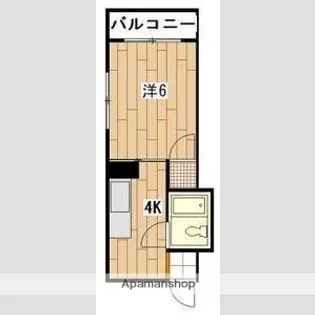 広島県広島市西区大芝1丁目【マンション】の間取り