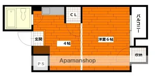 大和ビル【502号室】の間取り