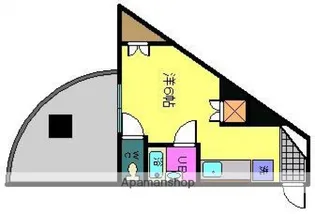 広島県広島市西区横川町2丁目【マンション】の間取り