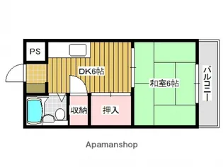 広島県広島市西区草津新町2丁目【マンション】の間取り