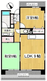 リビエーヌ宝町【5階】の間取り