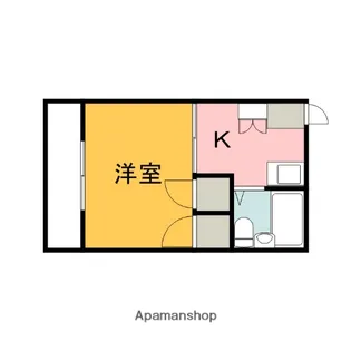 広島県安芸郡府中町大須3丁目【マンション】の間取り