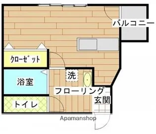 広島県広島市南区金屋町【マンション】の間取り