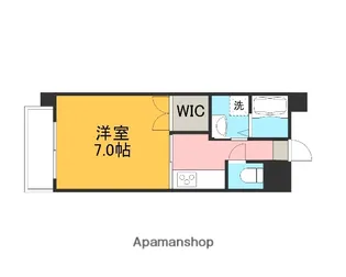 アーデル西蟹屋【6階】の間取り