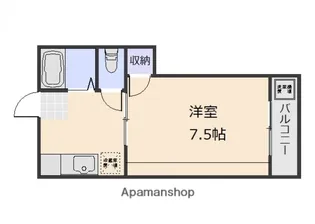 吉島ポンドハイツ【3階】の間取り