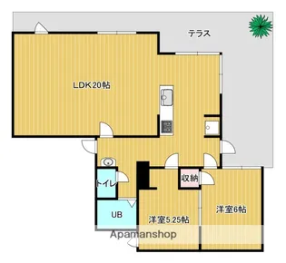広島県広島市東区牛田中1丁目【マンション】の間取り