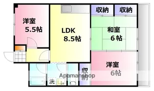 広島県広島市東区戸坂千足1丁目【マンション】の間取り