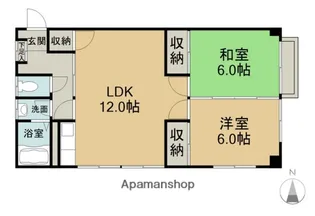 広島県広島市佐伯区五日市3丁目【マンション】の間取り